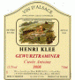 �tiquette de Domaine Henri Kl�e - Cuv�e Antoine 