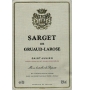 �tiquette de Sarget de Gruaud-Larose