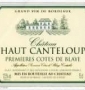 Étiquette de Château Haut Canteloup - blanc 