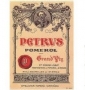 �tiquette de Ch�teau Petrus 