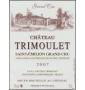 �tiquette de Ch�teau Trimoulet 