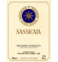 �tiquette de Tenuta San Guido - Sassicaia 