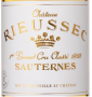�tiquette de Ch�teau Rieussec 