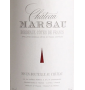 �tiquette de Ch�teau Marsau 