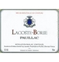�tiquette de Lacoste Borie