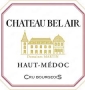 �tiquette de Ch�teau Bel Air - Haut M�doc 