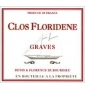 �tiquette de Clos Florid�ne - rouge 