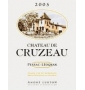 �tiquette de Ch�teau de Cruzeau - Blanc 