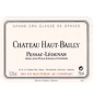 �tiquette de Ch�teau Haut-Bailly 