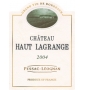 �tiquette de Ch�teau Haut Lagrange - Blanc 