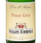 tiquette de Muller Koeberl - Pinot gris - Tradition