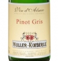 �tiquette de Muller Koeberl� - Pinot gris - Tradition