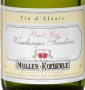 �tiquette de Muller Koeberl� - Pinot gris - Vendanges tardives
