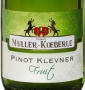 �tiquette de Muller Koeberl� - Pinot Klevner