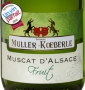 �tiquette de Muller Koeberl� - Muscat d'Alsace - Fruit