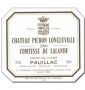 �tiquette de Ch�teau Pichon Longueville - Comtesse de Lalande 