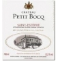 �tiquette de Ch�teau Petit Bocq 