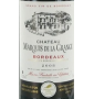 �tiquette de Ch�teau Marquis de la Grange 