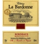 Étiquette de Château la Bardonne 