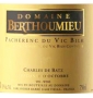 �tiquette de Domaine Berthoumieu - Charles de Batz - Vendanges d'Octobre 