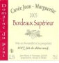 �tiquette de Domaine du Prat - Cuv�e Jean Marguerite 