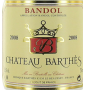 �tiquette de Ch�teau Barth�s - Blanc 