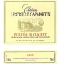�tiquette de Ch�teau Lestrille Capmartin - Bordeaux Clairet 