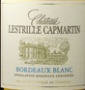 tiquette de Chteau Lestrille Capmartin - Bordeaux Blanc 
