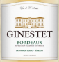 �tiquette de Ginestet - Bordeaux - Blanc