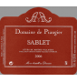 �tiquette de Domaine Piaugier - Sablet - Rouge 
