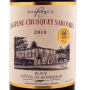 �tiquette de Ch�teau Crusquet Sabourin 