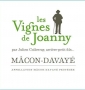 tiquette de Vignes de Joanny - Mcon-Davay
