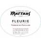 �tiquette de Domaine des Marrans - Fleurie 