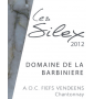 Étiquette de Domaine de la Barbinière - Silex - Blanc 