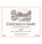 Étiquette de Château du Gaby 