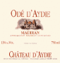 �tiquette de Ch�teau d' Aydie - Od� d'Aydie 