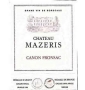 �tiquette de Ch�teau Mazeris-Bellevue 
