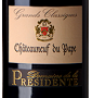 �tiquette de Domaine de la Pr�sidente - Ch�teauneuf du Pape - Rouge 