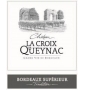 tiquette de Chteau la Croix de Queynac - Tradition 