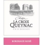 �tiquette de Ch�teau la Croix de Queynac - Ros� 