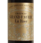 �tiquette de Ch�teau Grand Faurie La Rose 
