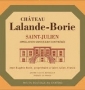 �tiquette de Ch�teau Lalande-Borie 