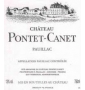 Étiquette du Château Pontet-Canet 