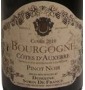 �tiquette de Domaine Sorin de France - Bourgogne C�tes d'Auxerre rouge 