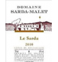 tiquette de Domaine Sarda Malet - Le Sarda - rouge 