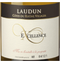 �tiquette de Les Vignerons de Laudun Chusclan - Excellence - Blanc
