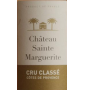 �tiquette de Ch�teau Sainte Marguerite 