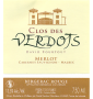 �tiquette de Vignoble des Verdots - Bergerac - Rouge
