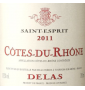 �tiquette de Delas - Saint Esprit - Rouge