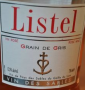 �tiquette de Listel Grain de Gris